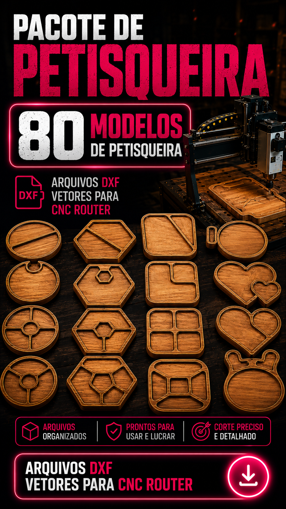80 modelos de petisqueira