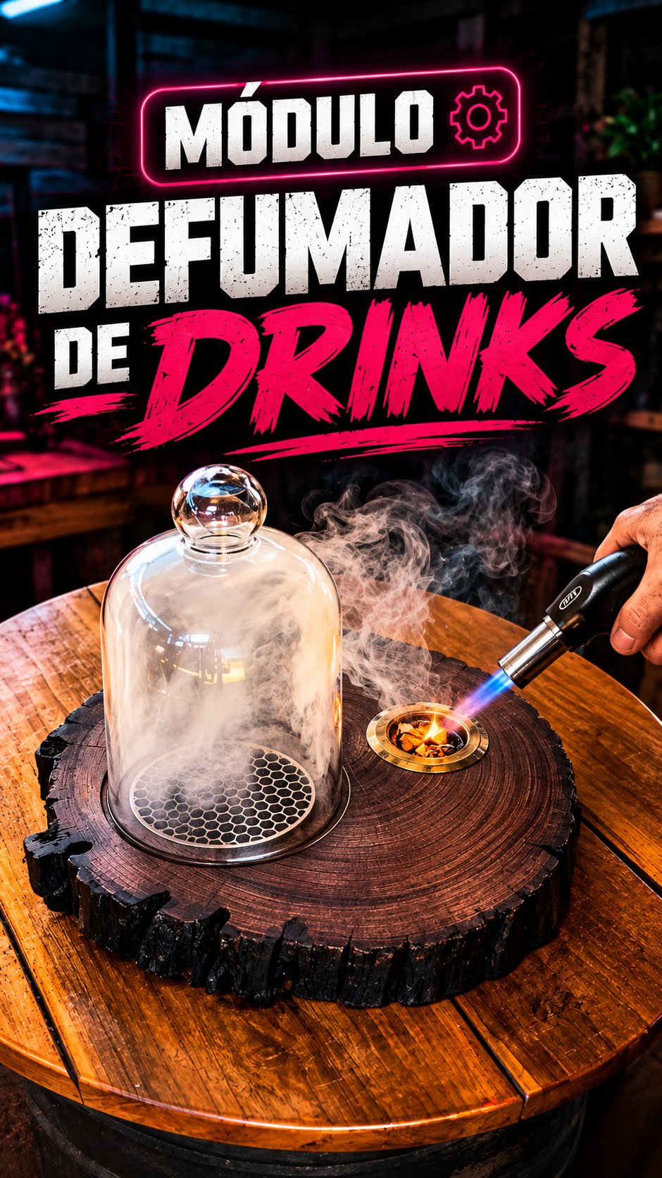 Módulo Defumador de Drinks